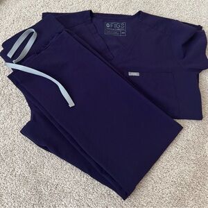 Figs Purple Jam Scrub Ensemble